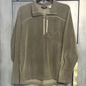 Eddie Bauer XL Men’s Quarter-Zip Waffle Knit Sweater #preppy #outdoor #cozy
